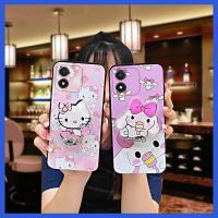 Cartoon phone stand holder Phone Case For Honor X5 TPU Durable Fashion Design Back Cover Anti-dust Dirt-resistant Cute