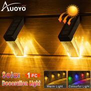 Auoyo Năng Lượng Mặt Trời Bóng Đèn Ngoài Trời Đèn Chống Thấm Nước Cảm Ứng