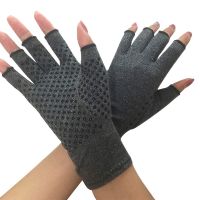 Compression Glove For Rheumatoid, Osteoarthritis - Heat Hand Gloves For Computer Typing, Arthritic Joint Pain Relief, Carpal Tunnel - Men, Women (1 Pair)