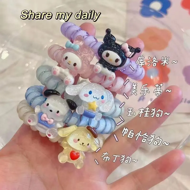 Cô Gái Xinh Đẹp Trang Sức Sanrio Vòng Đeo Tay Hoạt Hình Đường Dây Điện Thoại