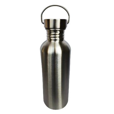 ↂ  hot style large mouth 1000ML steel single layer 304 outdoor sports portable European and cold water bottle