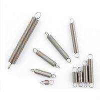 2Pcs 304 wire dia 1.0mm Stainless Steel Dual Hook Small Tension Spring  Outer Dia 8mm 10mm 12mm Length 30-150mm Food Storage  Dispensers