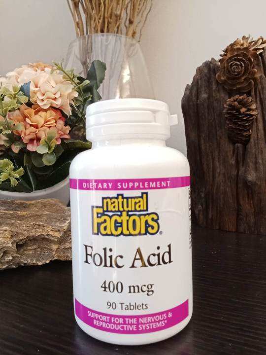 NATURAL FACTORS FOLIC ACID 400 MCG | Lazada PH