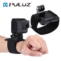 PULUZ สายรัดข้อมือพร้อมยึด28.5ซม. ปรับได้,สำหรับ Gopro HERO10 GoPro9 GoPro HERO 8 7 6 5 DJI Osmo Action Xiaoyi และกล้องแอคชั่นอื่นๆ