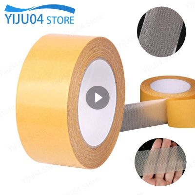 Strong Fixation Tape  Cloth Base Double Sided Waterproof Sticky Translucent Mesh Super Traceless High Viscosity Carpet Sealers Adhesives  Tape