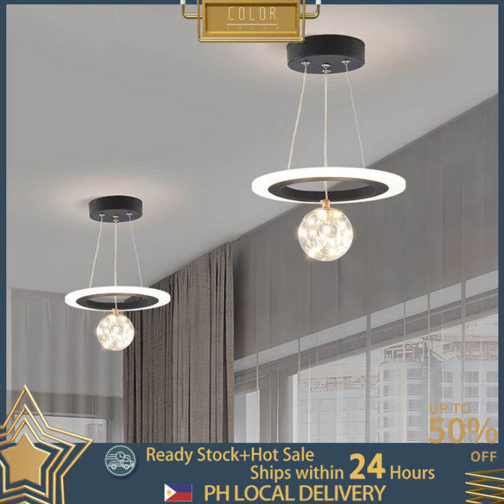 Nordic Ring Chandelier Ceiling Sala Chandelier Modern Design LED Chandeliers For Low Ceiling