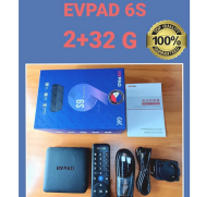 กล่องทีวีดูได้ทั่วโลก❤️ EVPAD / 6Pทุกช่อง (4+64G) 6Sบางช่องที่ฟรี(2/32G)  6K Smart Android tv box 2021