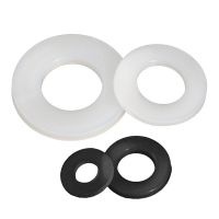 ▥♦ 20PCS White Nylon Washer Plastic Insulation Flat Gasket Spacer Seals Rubber Washer M2 M3 M4 M5 M6 M8 M10 M12 M14 M16 M18 M20 M22