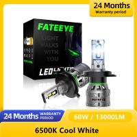 [ANYA Auto Parts] H4 F4 Fateeye ไฟฟน้า LED สำหรับ H7รถ H11 H1 9006 HB4 6500K 60W 13000LM 12V หลอดไฟไฟหน้าตัดหมอกอัตโนมัติ