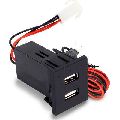 【hot】☂✶㍿  USB Car Socket Charger 12-24V Accessories Transporter 2003-2009