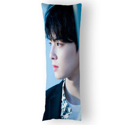 Cha Eun-Woo Dakimakura Body Pillow Case Genshin Impact Diluc Decorative Cover Home Decoration Pillowcases Printed Long