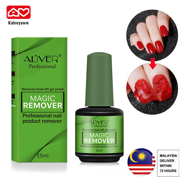 Safe Soak Off Magic Nail Polish Remover for Gel Nails Acrylic Nails Natural Nails Remove Quickly Without Foil Home Professional Salon Manicure Primer Cleaner Nail Polish Remover Liquid 15ml Travel Size Clean Safe Soak Off Magic Nail Polish Remover for Gel Nails Acrylic Nails Natural Nails Remove Quickly Without Foil Home Professional Salon Manicure Primer Cleaner Nail Polish Remover Liquid 15ml Travel Size Clean