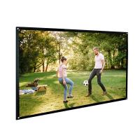 NIERBO 2021 New 4K Ultra-clear Projector Screen 60 72 84 100 120 inch Home Outdoor Office Portable 3D HD Projection Screen