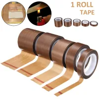 High Temperature Resistant Self Adhesive Tape PTFE Tape Vacuum Sealer 10M Cloth Heat Insulation Sealing Machine PTFE Tape Adhesives  Tape