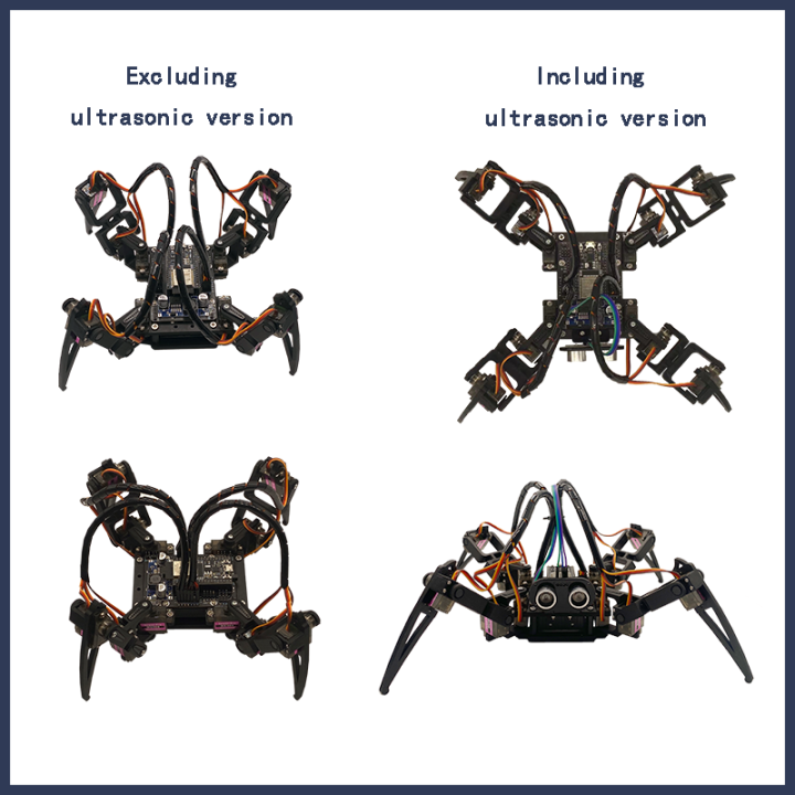 quadbot-td-3dof-quadruped-biomimetic-แมงมุมการเขียนโปรแกรมหุ่นยนต์สนับสนุน-a-rduino-บลูทูธประกอบการควบคุมระยะไกล-diy-ชุดต้นกำเนิด