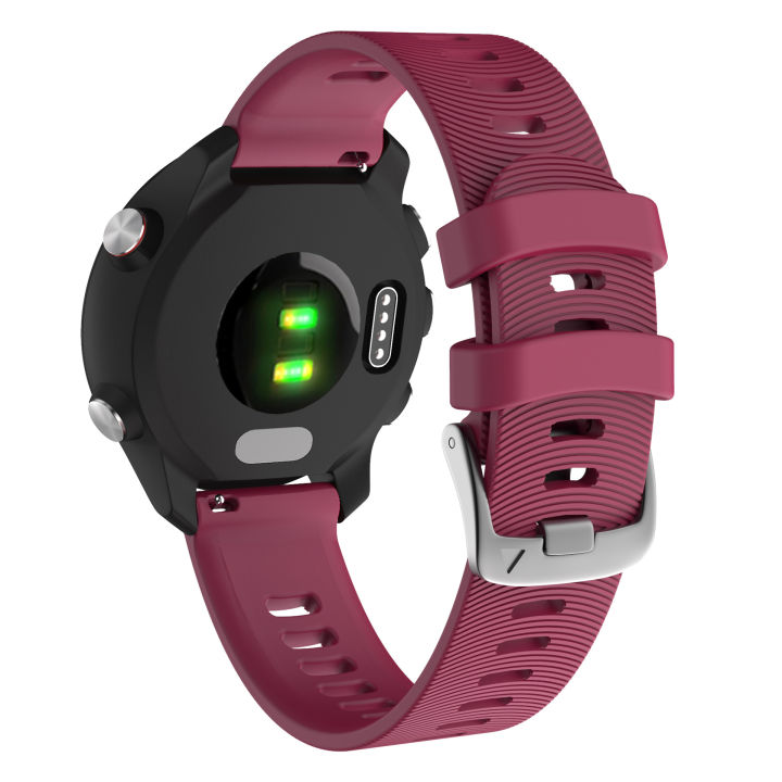 zeniaสายนาฬิกาความกว้าง20มล-สายซิลิโคนสำหรับgarmin-forerunner-245-245m-approach-s40-vivoactive-3-trainer-smart-watch