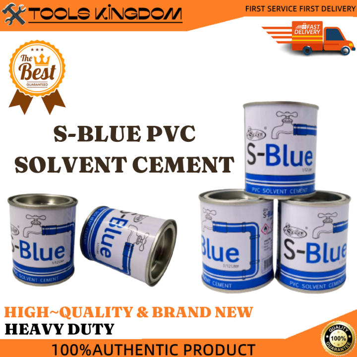 SBLUE PVC PIPE CEMENT SOLVENT/SOLVENT CEMENT 1/12 LITER Lazada PH