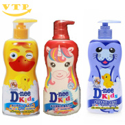 Combo 2 Chai Sữa Tắm Gội Toàn Thân Dnee Kid Hình Thú 400ml Thái Lan