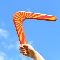 Outdoor Kids Boomerang Toy Flying Wood High Intensity V Shaped Funny Throw Catch Children Toys Boy Game Gift