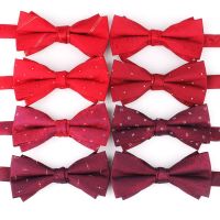 Wedding Bow tie Casual Red Bow ties For Men Women Adult Suits Bow Ties Cravats Male Floral Bow knot For Party Groomsmen Bowties