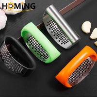 ETXStainless Steel Garlic Press Manual Garlic Mincer For Kitchen Vegetable Chopper Garlic Tools Arc Vegetable Gadgets Accessories