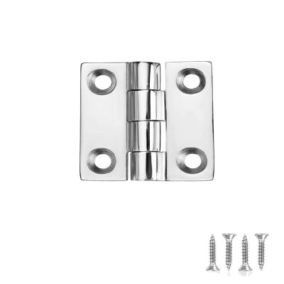 Boat Butt Hinges  2 X 2 Inches (50 X 50mm)  Stainless Steel Hinges  Heavy Duty 316 Ss with Screws Accessories