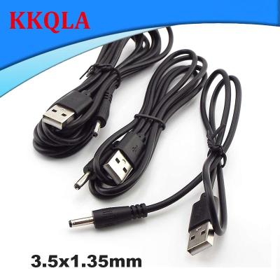 QKKQLA 3.5x1.35mm USB type A Male to DC Plug Extension Toys Power Charging Cord Supply Plug Jack Cable Connector