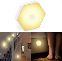 Wireless LED Night Light Battery Powered Smart Infrared Sensor Lamp Kids Bedroom Decorative Light Motion Sensor Lights Lighting