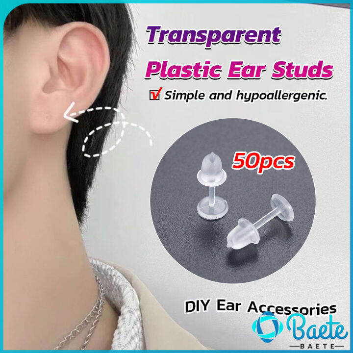 Men's hot sale plastic earrings