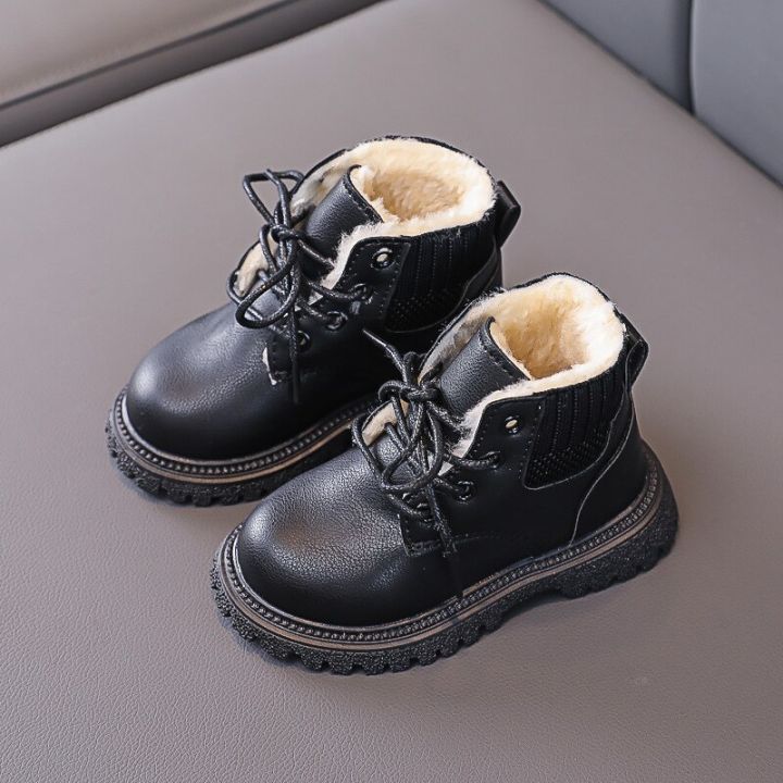 cozy-plush-ซับเด็ก-snow-boots-anti-skid-ด้านล่างนุ่ม-grippy-วัสดุเด็กทารกเด็กวัยหัดเดินชายหญิงฤดูหนาวรองเท้า-e08061