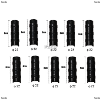 Kada 10x หนีบพลาสติกสีดำสำหรับท่อพีวีซีคลิปท่อกรอบเรือนกระจก