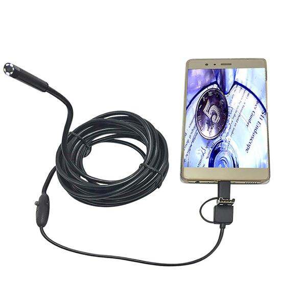 Camera nội soi 3 trong 1 đầu dò 8mm chống nước ip67 camera kiểm tra nội - ảnh sản phẩm 1
