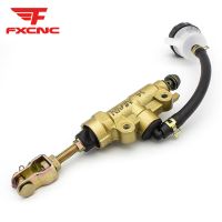 Universal 10mm ATV Go Cart Pit bike Motorcross Motorcycle Rear Brake Master Cylinder Pump For Honda Yamaha Ducati Suzuki Aprilia