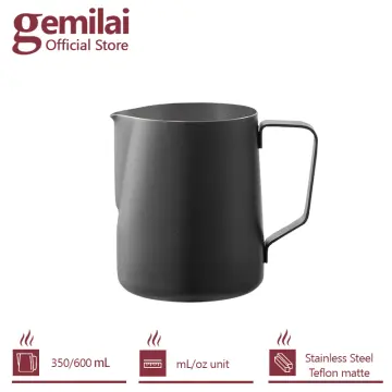 Matte Red Stainless Steel Milk Frothing Jug - 600ml | EspressoWorks