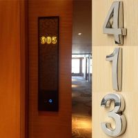 【LZ】♝  3D Large size Self Adhesive Door Number Sign Numbers Digit Apartment Hotel Office Door Address Street Number Stickers Plate Sign