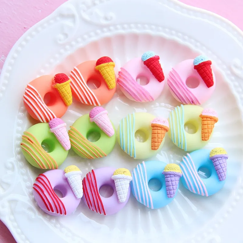 10pcs Home Craft Decor Cake Kids Kitchen Toys Cute Mini Candy