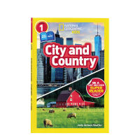 English original genuine picture book National Geographic readers: City and country urban and rural American National Geographic graded reading elementary level 1 childrens popular science picture book