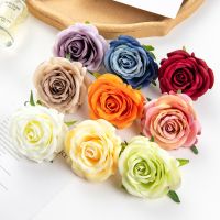 hot【cw】 100PC Artificial Flowers Wall for Scrapbook Decoration Wedding Garden Arch Brooch