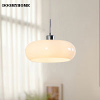 DOOMYHOME ไฟโคมไฟแขวน LED ทันสมัยใหม่สำหรับบ้านส้มธรรมดาสว่างขาวสว่างห้องรับประทานอาหารห้องนั่งเล่นโคมไฟในร่มบาร์ข้างเตียงนอน