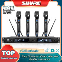 SHURE BML-98X ไมค์ ลอย ไร้ สาย ไมค์ลอยไร้สาย ไมโครโฟนไร้สาย ความถี่คงที่ มีไมโครโฟน 4 ตัว รับระยะทาง 100 เมตร ไมโครโฟนโลหะ แกนข้าวสาลีเยอรมัน