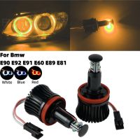 2pcs LED Car Halo Rings Angel Eyes 10W White Red Blue Amber For Bmw E90 E92 E91 E60 E89 E81 1 3 5 6 Series Headlights Lamps Bulbs  LEDs  HIDs