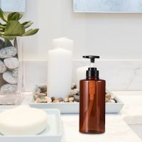 300ml/500ml Shampoo Dispenser Empty Shower Gel Refillable Bottle Multi-use Pump Press Soap Dispenser Bottle Bathroom Accessories