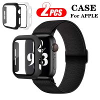 2PCS Cover For Apple Watch 41mm 45mm 44mm 40mm 49mm 42mm 38mm PC Screen Protector Case for IWatch Series 8 7 6 5 4 3 SE Cases Cases