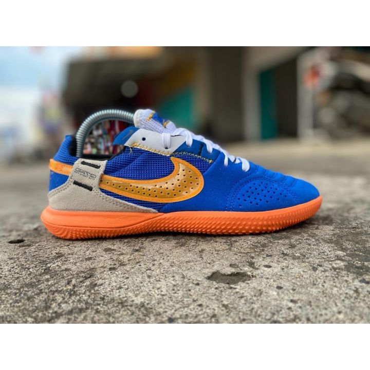 ☽ Soccer Shoes Futsal Nike Streetgato Ic - Racer Blue Total