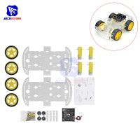 diymore 4WD Robot Smart Car Chassis Kits with Speed Encoder for Arduino 51 M26 DIY Education Robot Smart Car Kit