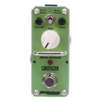 New AROMA AGR-3 GREENIZER Vintage Overdrive Mini Analogue Effect True Bypass|+Free Connector