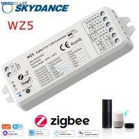 WZ5 Tuya Zigbee LED Controller DC 12V 24V 15A 5 in 1 RGB CCT RGBW RGBCCT LED Strip Light Controller RF 2.4G Wifi Smart Home