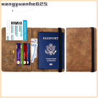 [WYH Store] COD วงยืดหยุ่นหนังหนังสือเดินทางปก RFID blocking Card Travel Passport Holder กระเป๋าสตางค์ Organizer Case