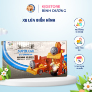 Đồ Chơi Xe Lửa Biến hình Có Âm Thanh Và Đèn AK-899 - Kidstore Bình Dương