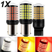 1PCS 1156 BA15S P21W BAU15S PY21W LED T20 7440 W21W P215W 1157 BAY15D led Bulbs 144smd CanBus lamp For Turn Signal Light 12V